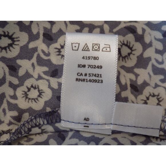 Ann Taylor floral print knee length dress bell sleeves size 14 - Picture 7 of 8